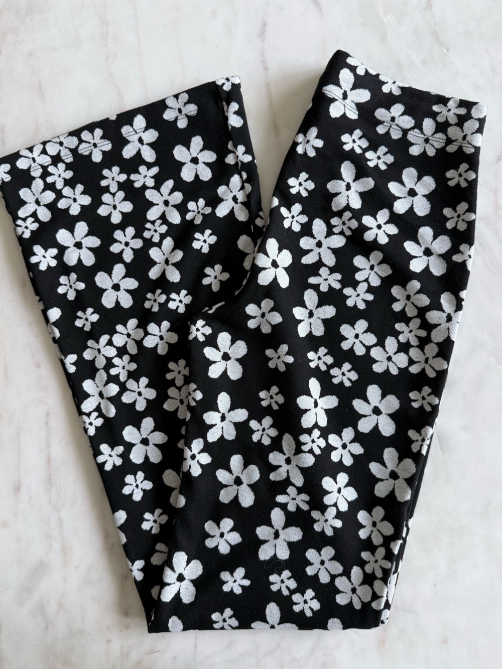 Urban Outfitters Black and White Floral Skirt